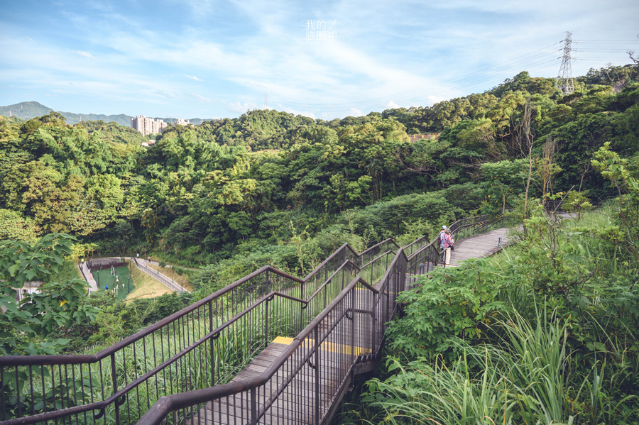 《台北大安》黎和生態公園 都市中最輕鬆親民的森林步道、10分鐘眺望101燦爛夜景的秘密基地 @我的旅圖中 during my journey