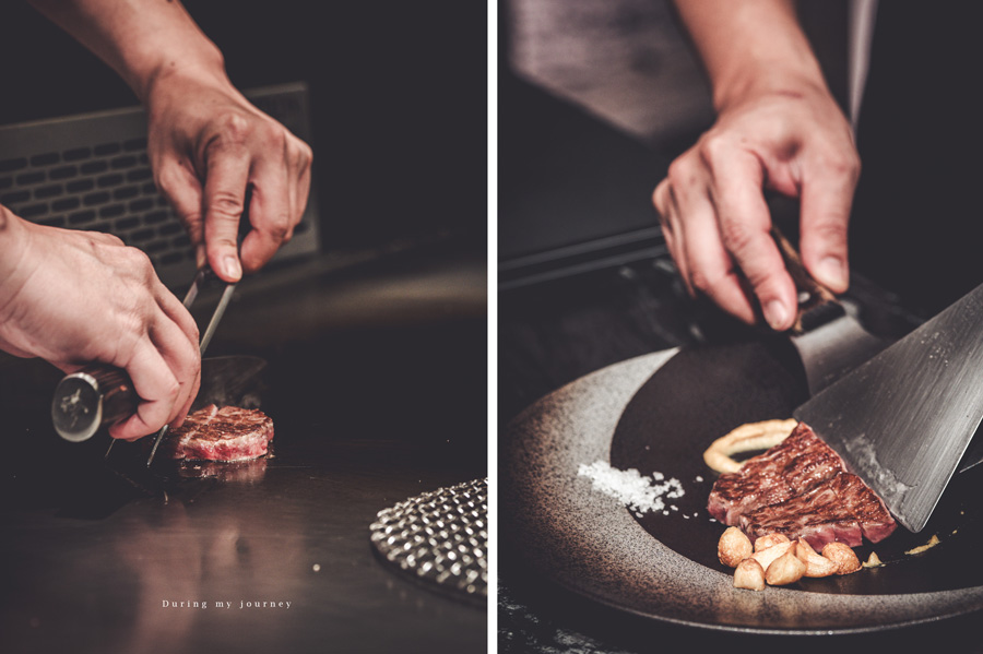 《台北中山》椿Teppanyaki 來一場奢華的美食饗宴！隱身巷弄裡全預約制的高級無菜單日式鐵板料理 @我的旅圖中 during my journey