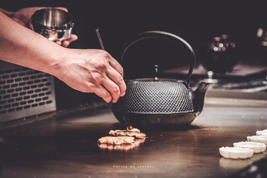 《台北中山》椿Teppanyaki 來一場奢華的美食饗宴！隱身巷弄裡全預約制的高級無菜單日式鐵板料理 @我的旅圖中 during my journey