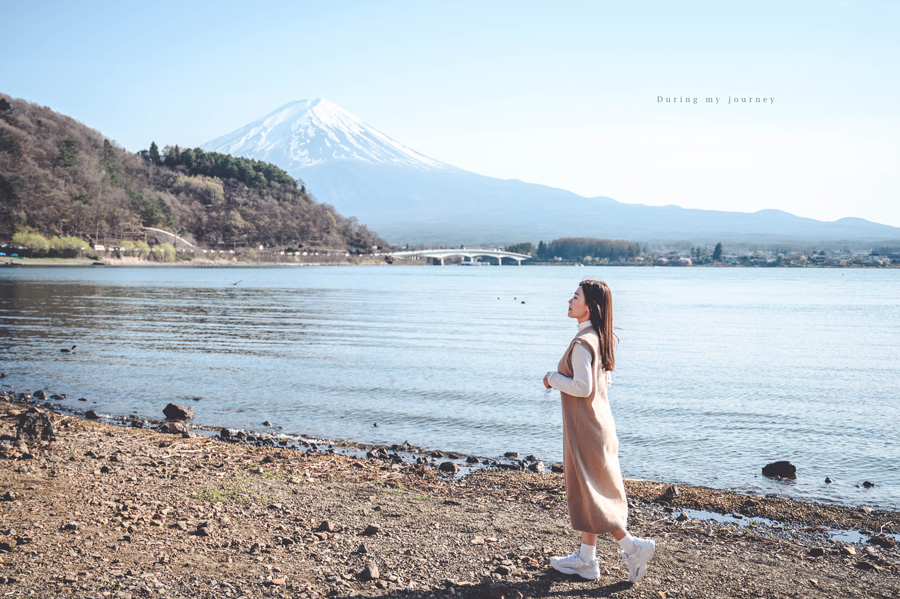 《日本河口湖景點行程推薦》追尋富士山的夢幻景色 自駕玩河口湖二日遊行程攻略、邂逅春天櫻花最浪漫的季節 @我的旅圖中 during my journey