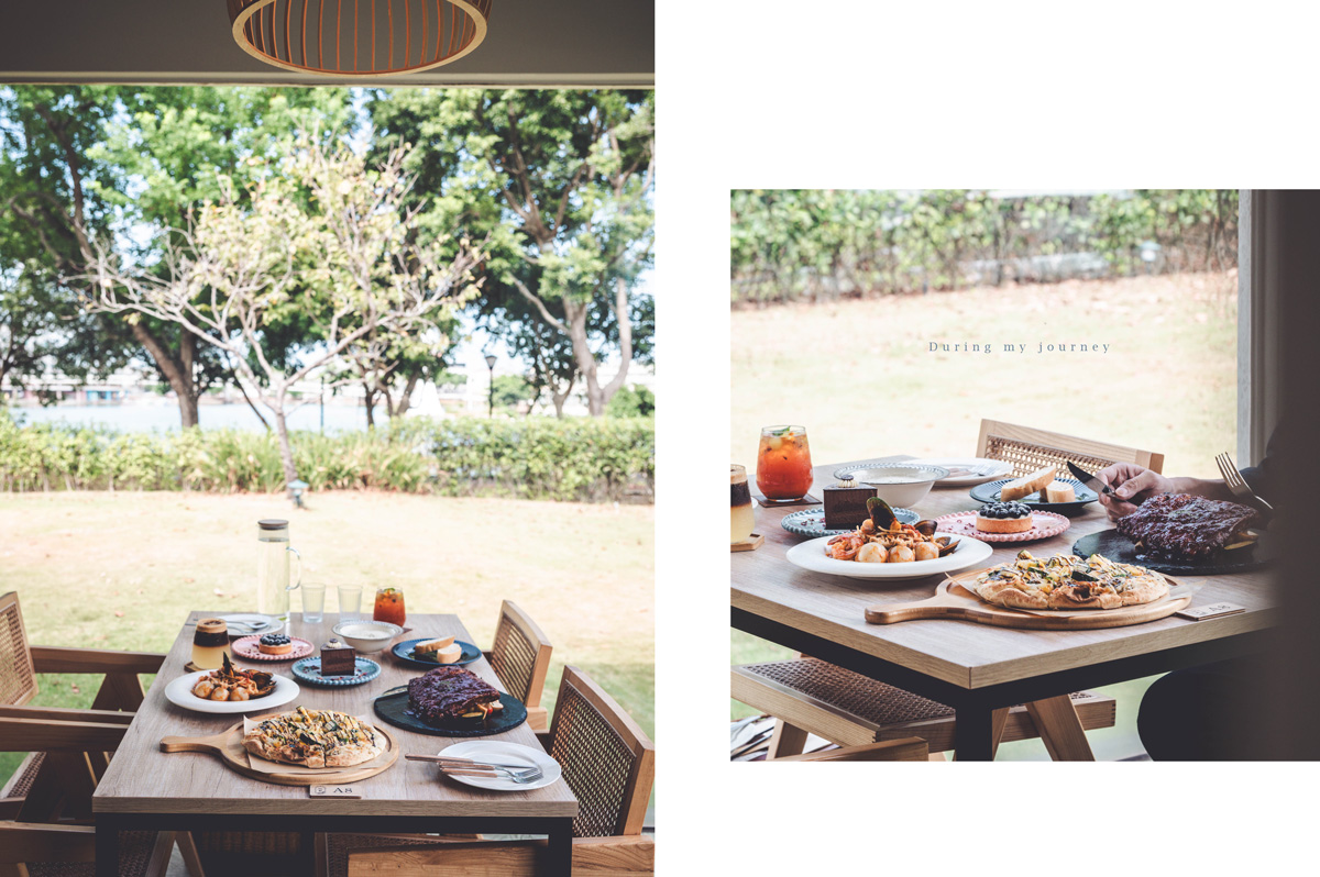 《桃園龍潭》The畔 cafe&dining 坐擁大片綠意的湖畔景觀餐廳、在宛如歐洲莊園的白色洋房用餐 - 第13張圖 02