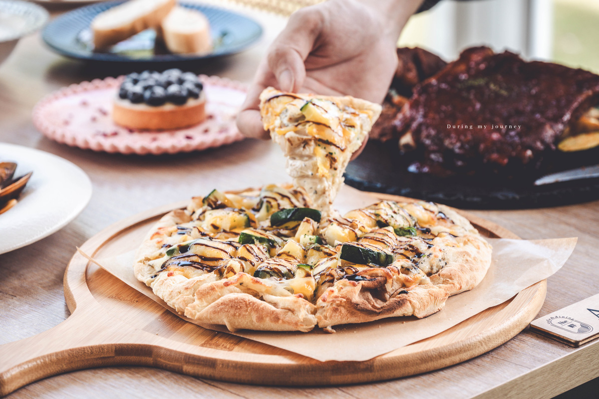 《桃園龍潭》The畔 cafe&dining 坐擁大片綠意的湖畔景觀餐廳、在宛如歐洲莊園的白色洋房用餐 - 第20張圖 Dsc 9449