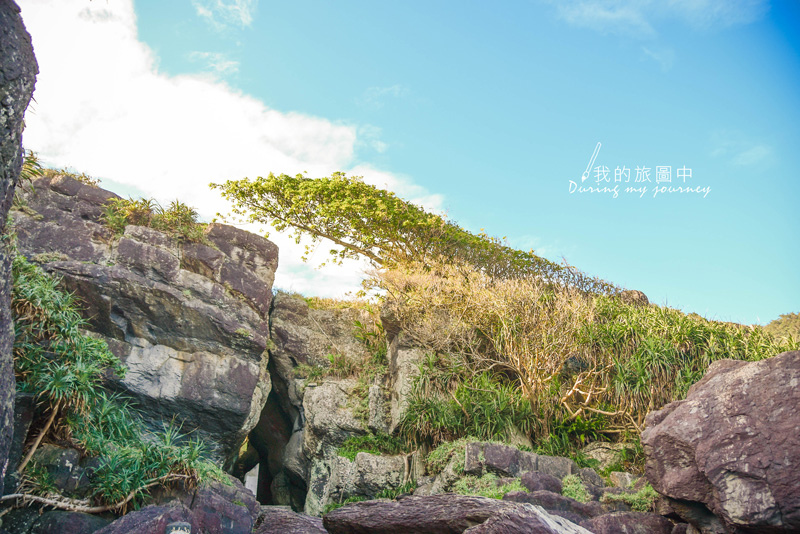 《宜蘭頭城》北關海潮公園 蘭陽八景之一、天然礁岩秘境景點 @我的旅圖中 during my journey